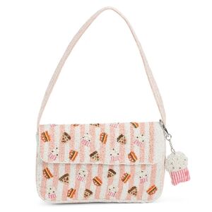 Charming Food Beaded Handbag
